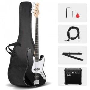 GLARRY GJAZZ ELECTRIC BASS PACKAGE (5 colors) FREE SHIPPING! - Picture 1 of 8