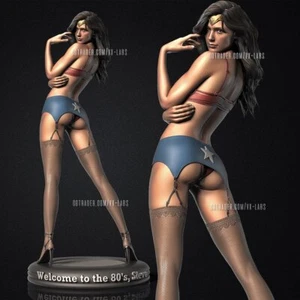 Diana Prince 1984 Statue 3D Print Unpainted/Unassembled - Picture 1 of 6