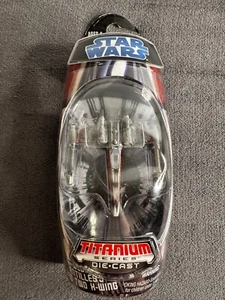 NIB Star Wars Titanium Series Die Cast Wedge Antilles's Red Two X-Wing - Picture 1 of 6