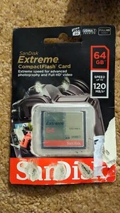 Carte mémoire SanDisk SDCFXSB-064G-G46 Extreme CompactFlash 64 Go - Photo 1 sur 2