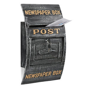 Briefkasten Postkasten Wandbriefkasten Mailbox Zeitungskasten Wandpostkasten