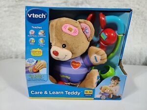Vtech Care & Learn Teddy 18-36 Months Stethoscope Bandage Thermometer Bear NEW