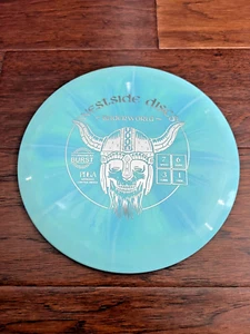 Disc Golf Westside blue / mint Tournament Burst Underworld w/ silver stamp 176g - Picture 1 of 9