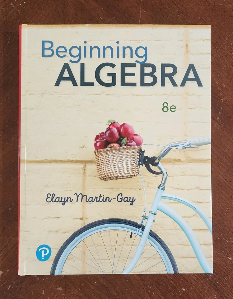 Beginning Algebra 8e Pearson 2023 Edition Hardcover