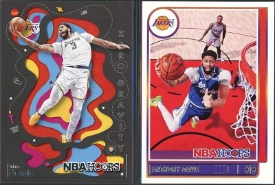 2021-22 Panini Hoops Anthony Davis #146 Base & Zero Gravity Insert - Pair - Image 1 of 2