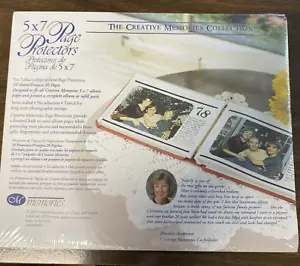 Creative Memories 5 X 7 Scrapbook Page Protectors 10 Sheets/20 Pages New - Picture 1 of 1