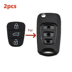 2x Auto Schlüssel Tastenfeld passend für Kia Ceed Picanto Soul Sportage Hyundai - Picture 1 of 4