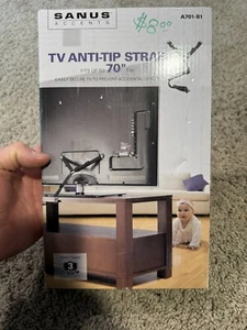Sanus Flachbildfernseher Anti-Kipp Gurt ~ Babysicher ~ Sicherer Fernseher bis 70" A701-B1 - Bild 1 von 2