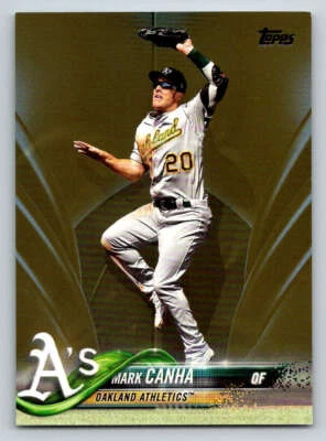 2018 Topps Update Gold #US239 Mark Canha 2018 (ref 193907) - Image 1 of 2