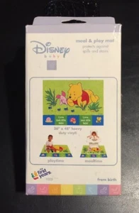 Disney Baby Meal & Play Mat 36x48 Vinyl Floor Mat Winnie Pooh First Year New - Picture 1 of 5