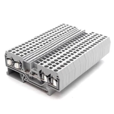 Lot of 20 Wago 280-833 4-Conductor Feed Through Terminal Block 800V 20A DIN Rail - Image 1 of 4