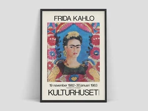 Frida Kahlo 1982 Retro Advertising Rare Vintage Wall Art Print. Great Decor - Picture 1 of 9