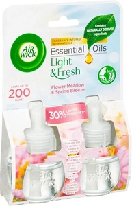 Air Wick Pk2x19mL Essential Oils Plug In Diffuser Refill - Flower Meadow - Picture 1 of 4