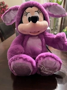 NEU Disney Parks Mickey Mouse Hase 2023 Stofftier 13 Zoll Plüsch Glitzer Neu mit Etikett - Bild 1 von 3