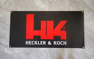 Heckler & Koch HK Large (24 x 48) Banner Poster Heavy Vinyl Corner Grommets H&K - Picture 1 of 2