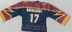 ILYA KOVALCHU 06-07 UPPER DECK MINI JERSEY...A GREAT ADDITION TO YOUR COLLECTION