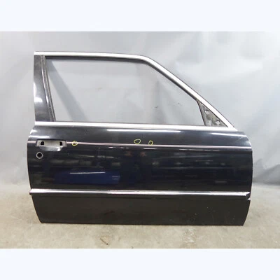 1984-1991 BMW E30 3-Series Coupe Right Front Door Shell Bare Jet Black OEM - Image 1 of 4