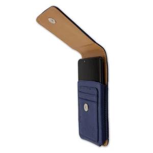 Bolso exterior caseroxx para Sharp Z2 en cuero auténtico azul - Imagen 1 de 4