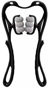 NEW HaSeftni Neck Shoulder Roller Massager Relaxer (Black) - Picture 1 of 7