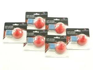 6 Pack Billiard Chalk Holder Blue Cube Sportcraft Bumper Pool Snooker Billiards - Picture 1 of 9