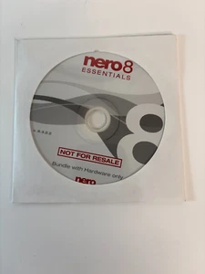PC Software CD Disc Nero 8 Essentials CD & DVD Burning Software -- New - Picture 1 of 4