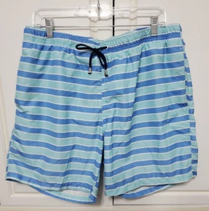 Crown & Ivy Men's XL Extra Large Swimming Trunks Board Shorts Blue Green T-11 - Picture 1 of 16