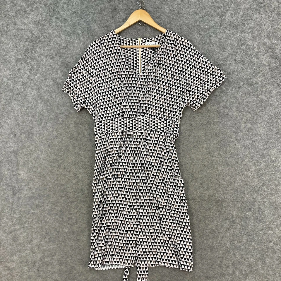 NUEVO Vestido Closet London para mujer talla 12 cintura reunida manga corta 5402 Foto 1 de 4