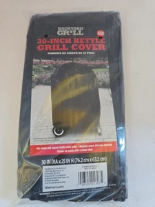Backyard Grill 30-inch Kettle Grill Cover Black 30x25in - Afbeelding 1 van 4
