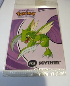 CRIMP ERROR CLEAN SEALED 2000 Danone Pokemon Series Scyther #21 CARD New - Picture 1 of 20