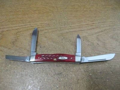 CASE XX CONGRESS 64052 RED BONE 4 BLADE FOLDING POCKET KNIFE - Image 1 of 4
