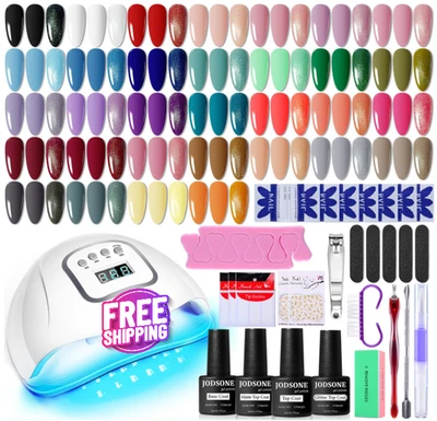 Kit 36 PIEZAS De Esmaltes Para Uñas En Gel Con Luz Uv Lámpara Profesional Oferta Us Foto 1 de 4