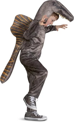 Spinosaurus Clásico Mundo Jurásico Renacimiento Vestido Elegante Halloween Niño Disfraz Foto 1 de 3
