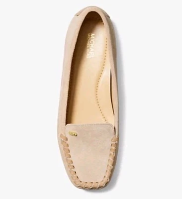 Michael Kors Mujer Damas Eva Gamuza Mocasín Camel Marrón Tostado Para Mujer 8M Nuevo en Caja Foto 1 de 4