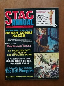 Vintage Stag Annual No. 6 1969 Men's Adventure Pulp Magazine Great Condition - Picture 1 of 2