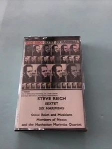 Steve Reich Sextet: Six Marimbas Cassette Tape Sealed New - Picture 1 of 3