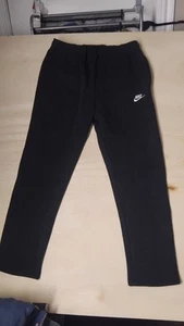 Nike SweatpantsBlack DrawstringCasual Tapered Joggers Pockets Boys Size Medium#B - Picture 1 of 13