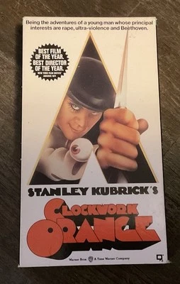A Clockwork Orange 1991 VHS Stanley Kubrick 1971 Classic Cult Film - Image 1 of 3