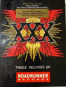 THREE DECADES OF ROADRUNNER - Various 4 x CD Set 2013 Exc Cond! MC1 - Picture 1 of 2