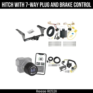 Hitch Tow PKG+ Brake Control For 15-19 Subaru Legacy 44631 2" Receiver Class 3 - Picture 1 of 16