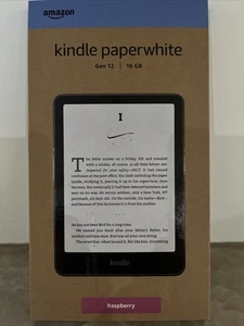 Amazon Kindle Paperwhite (12th Gen) 7" Display 16GB | Raspberry | WIFI ONLY - Picture 1 of 7