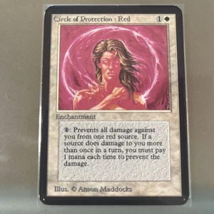 Circle of Protection: Red Alpha Edition MTG LP - Picture 1 of 2