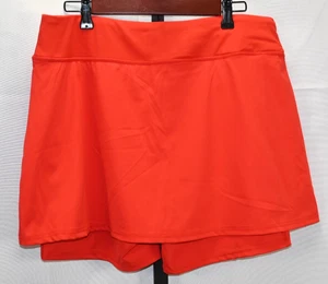 Skort Rojo Ropa Activa Talla Plus 2XL NUEVO SIN ETIQUETAS Rojo Pull On Cintura Elástica Con Bolsillos - Imagen 1 de 4