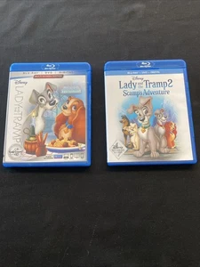 Lady and the Tramp 1 & 2 Blu-ray (Disney Movie Club Exclusive) FREE SHIP - Picture 1 of 3