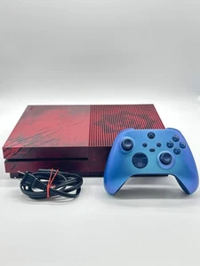 Microsoft Xbox One S Gears of War 4 Limited Edition 2 TB Crimson Red Console - Picture 1 of 10