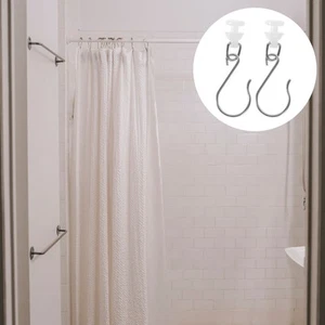 30 Set Curtain Pulley Hook Rail Hooks Roller for Track Shower Curtains - Picture 1 of 12