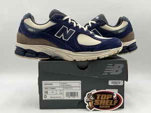 New Balance 2002r Night Tide Cream 2022 Talla 10 Auténtico Entrenador Bajo Azul Usado - Imagen 1 de 11