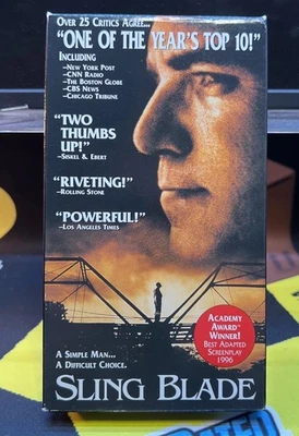 Sling Blade (VHS 1997) Movie 10487 Critically Acclaimed Billy Bob Thornton - Image 1 of 4