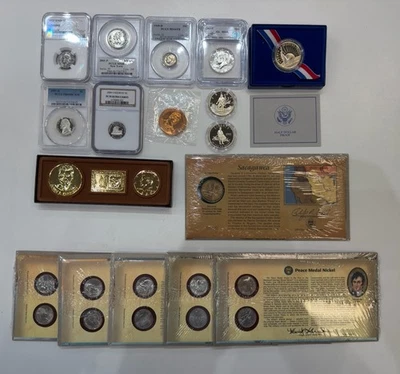 Starter Coin Collection** Graded Coins,Proofs, Medallions ** Get Started!**AE628 - Image 1 of 4