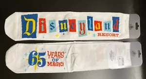 NWT! Disneyland 65th Anniversary Socks Marquee & 65 Years of Magic! Logo Adult - Picture 1 of 4