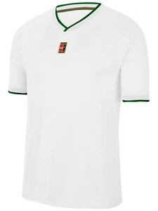 NWT! Nike NikeCourt Breathe Slam Men's Tennis Top Size M CK9799-100 (#3478) - Picture 1 of 7